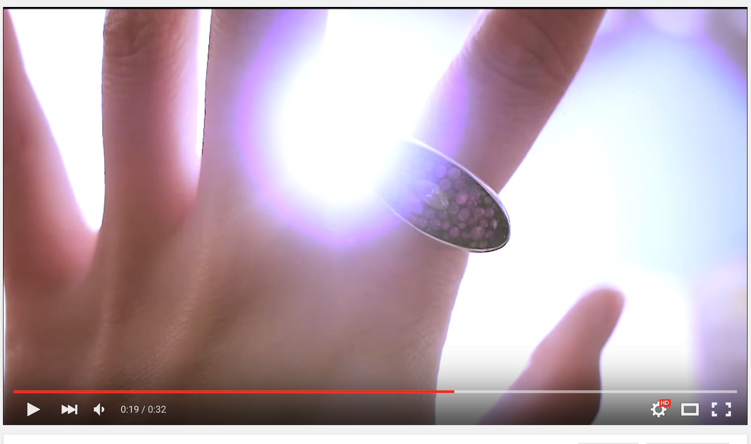 Jewelry Video: Halloween Ruby Ring by Ron Rizzo